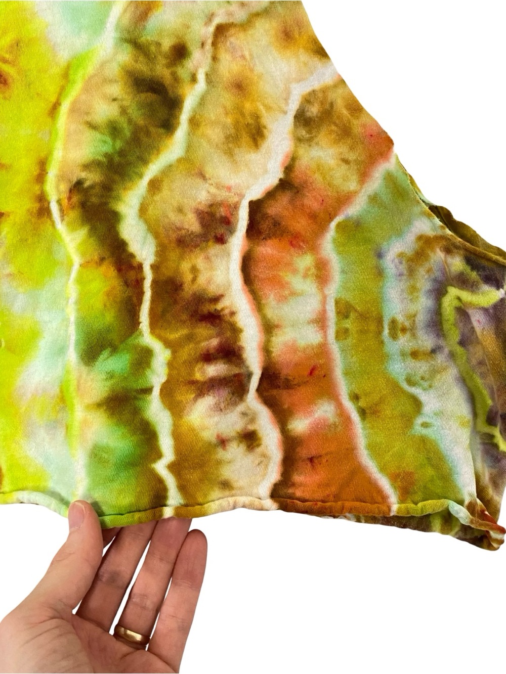 Upcycled Tie Dye Tank Top Womens Size Medium Handmade OOAK Shirt Skater Grunge - Picture 3 of 7